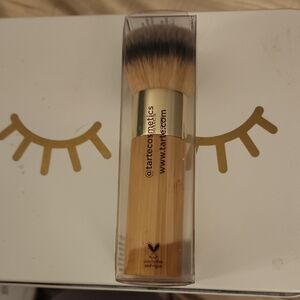 Bamboo Makeup Brush - Black and Tan